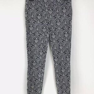 J crew Winnie cropped pant size 6 damask print